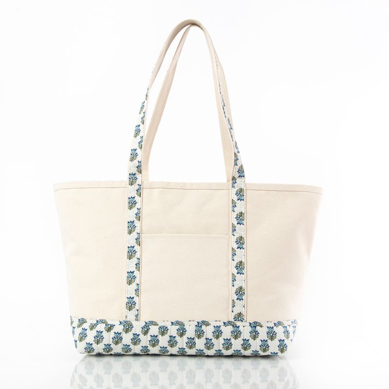BLOCK PRINT CLASSIC TOTE - LARGE