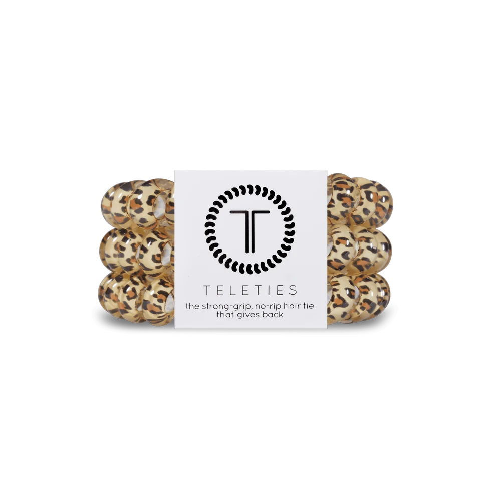 TELETIES HAIR TIES - LEOPARD