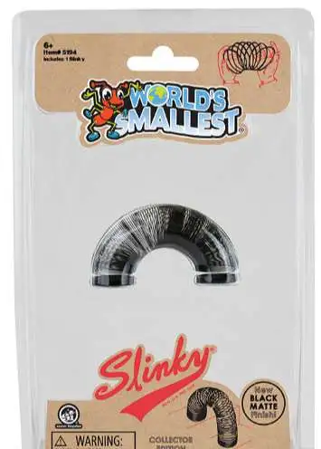 WORLD'S SMALLEST SLINKY COLLECTOR EDITION - BLACK