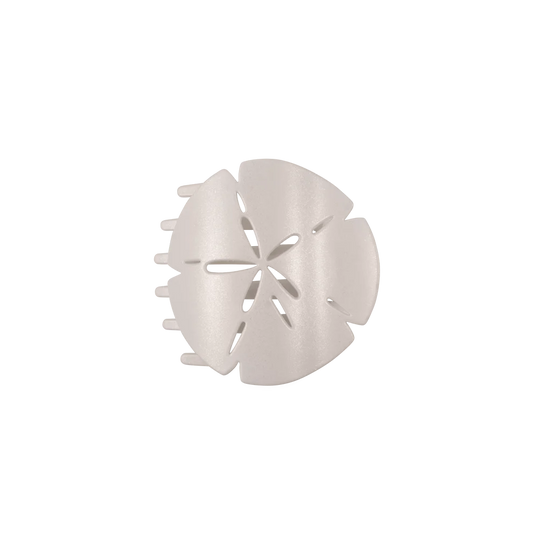 TELETIES FLAT SHAPED HAIR CLIP - SAND DOLLAR