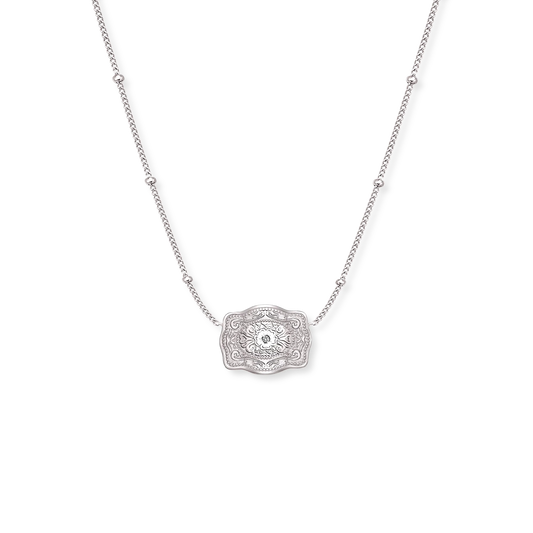 ULTRA MINI BELT BUCKLE NECKLACE - AMELIA ROSE