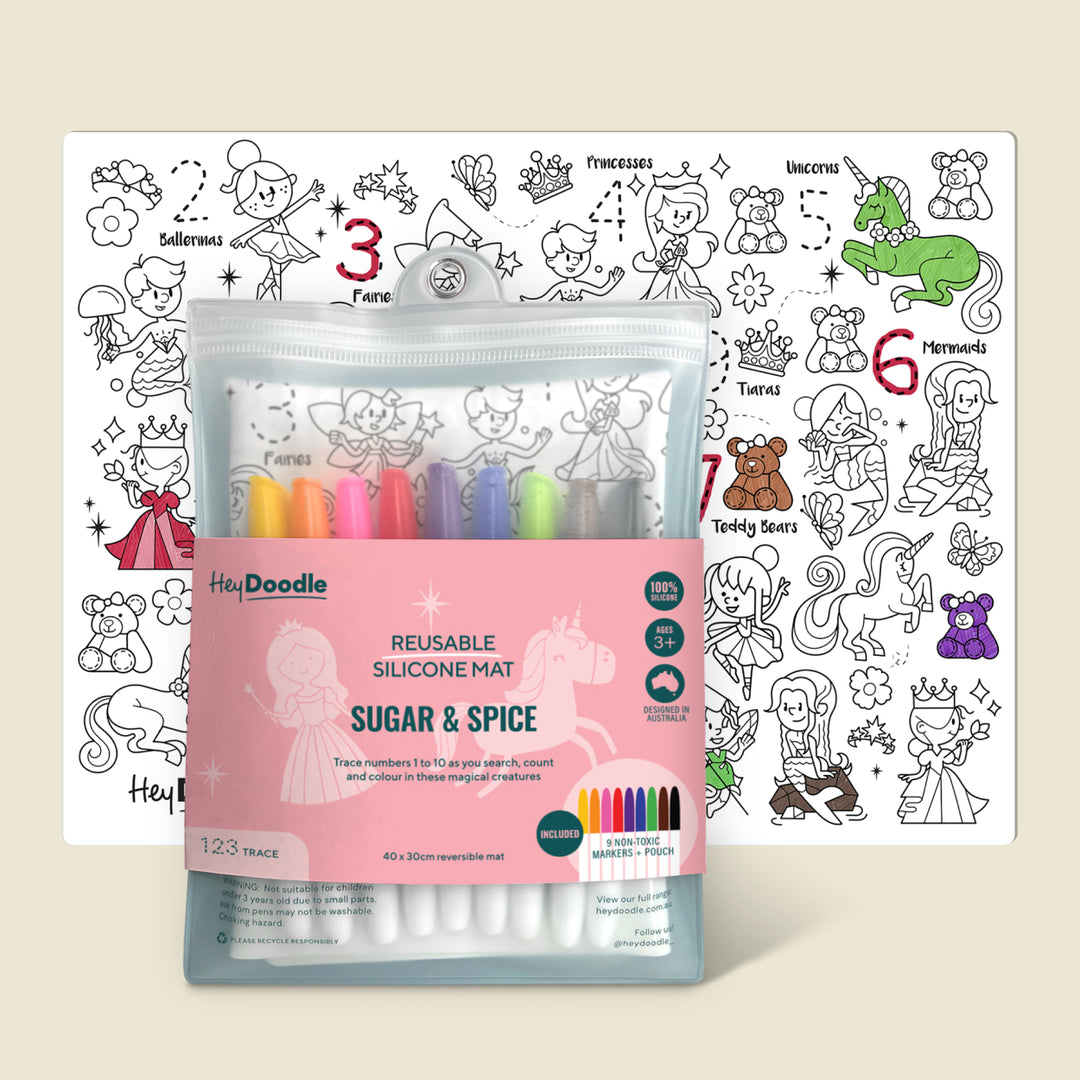 CLASSIC COLORING DOODLE MAT