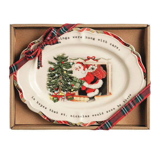 FIREPLACE SENTIMENT PLATE