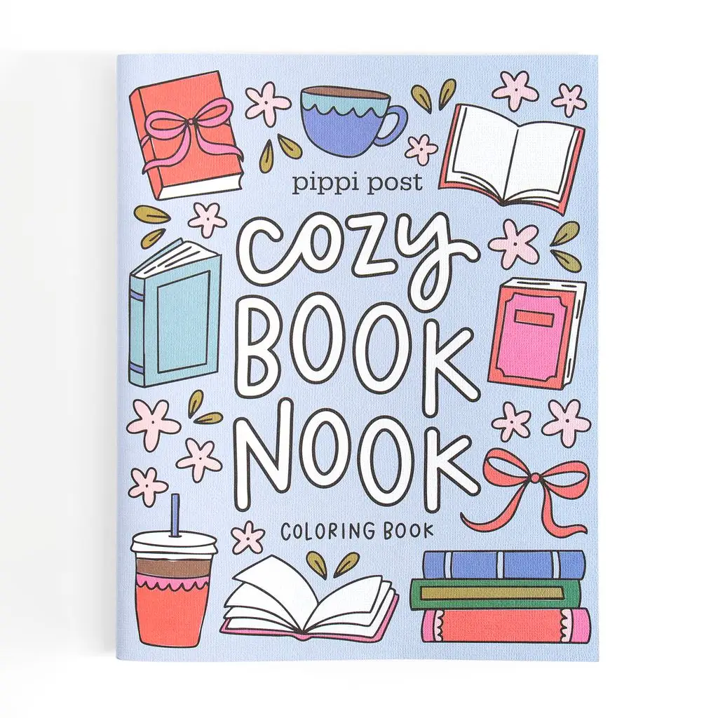 COZY BOOK NOOK COLORING BOOK