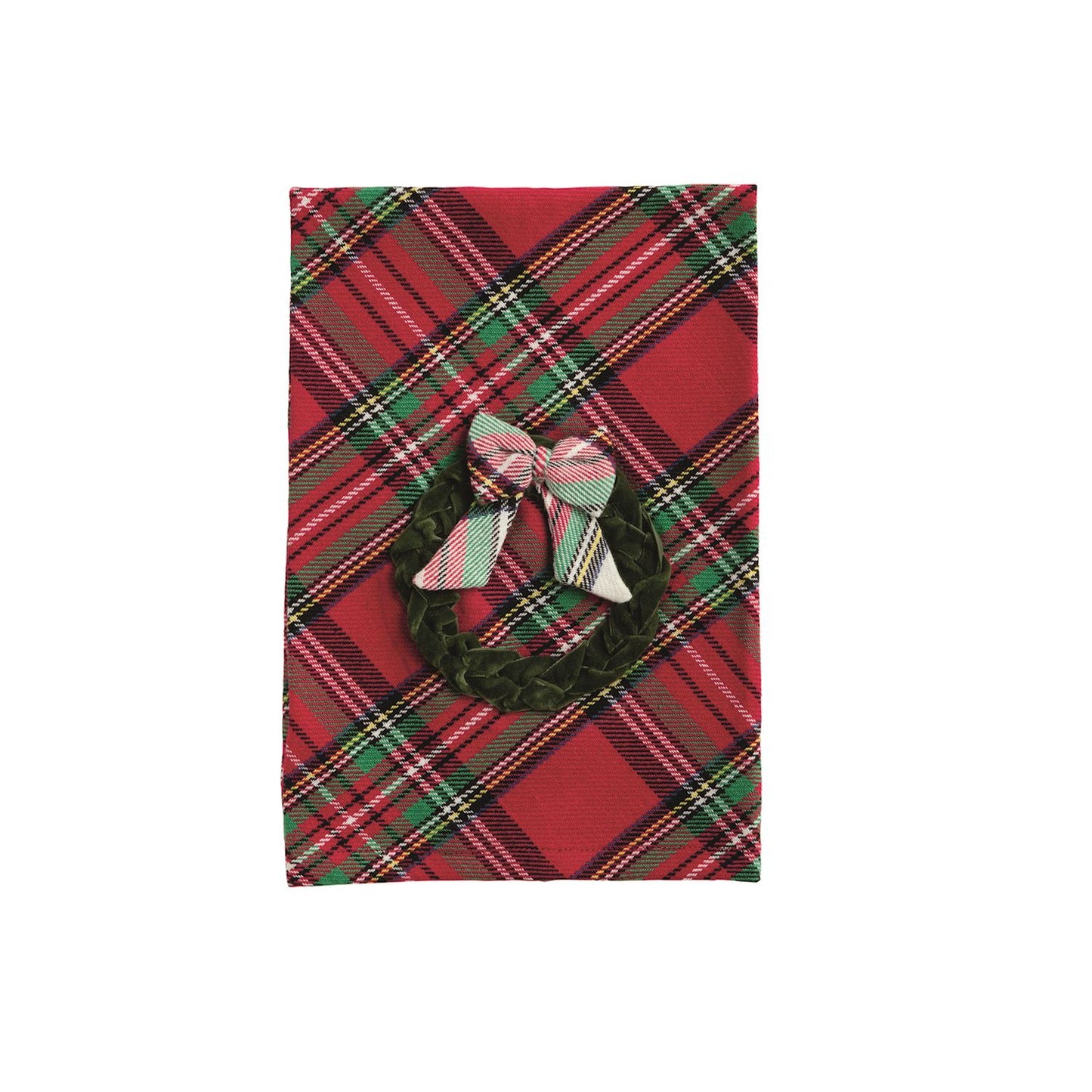 TARTAN VELVET RIBBON TOWELS
