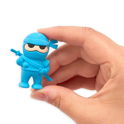 NINJA ERASERS - SET OF 3