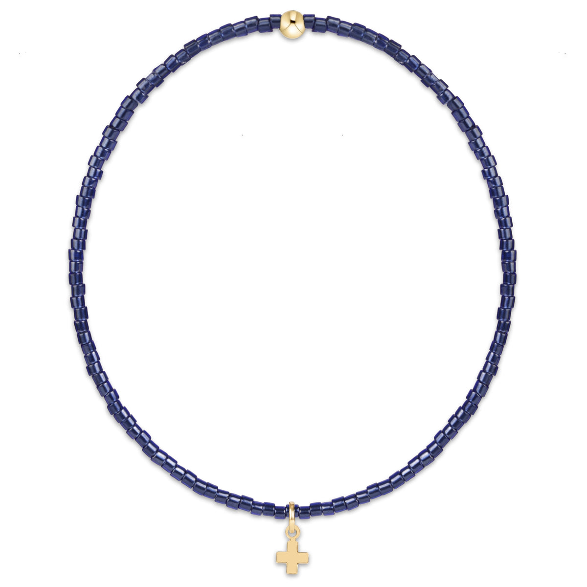 HOPE CLASSIC BRACELET - SIGNATURE CROSS SMALL GOLD CHARM