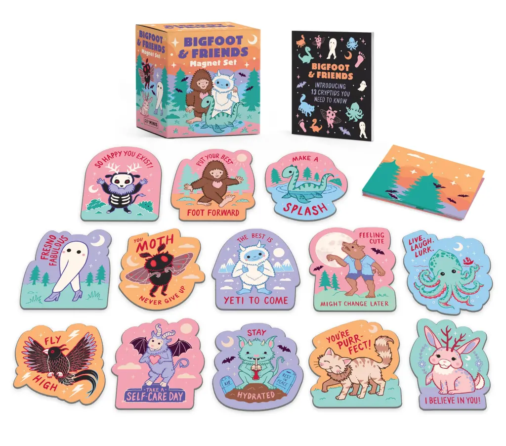 BIGFOOT & FRIENDS MAGNET SET