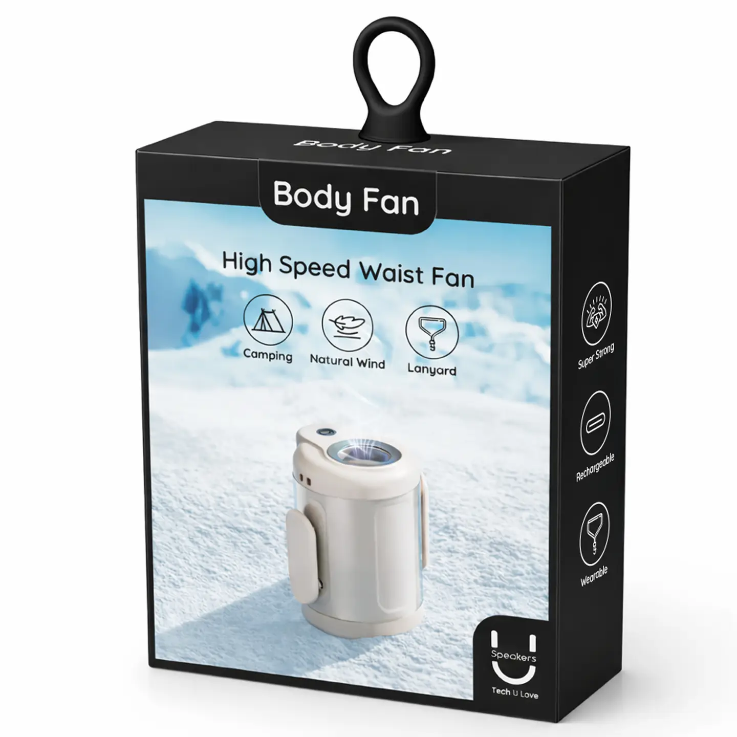 BODY FAN - IVORY