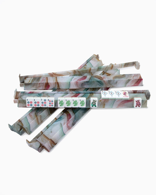 OH MY MAHJONG RACK & PUSHER SET - SANDSTONE