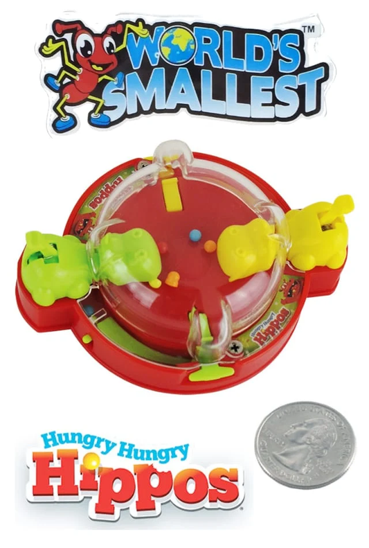 WORLD'S SMALLEST HUNGRY HUNGRY HIPPOS