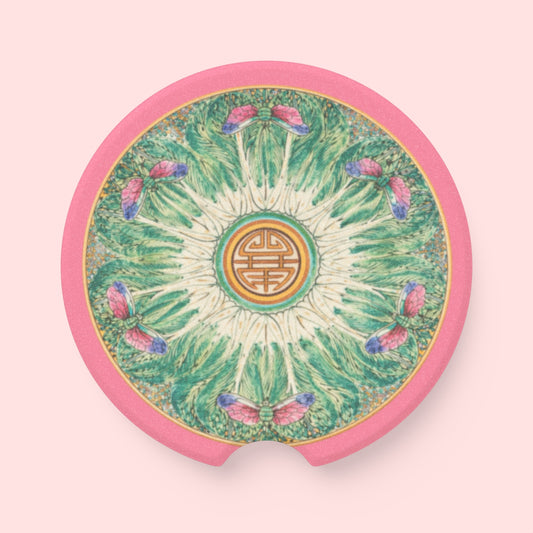 CHINA PATTERN INSPIRED CAR COASTERS