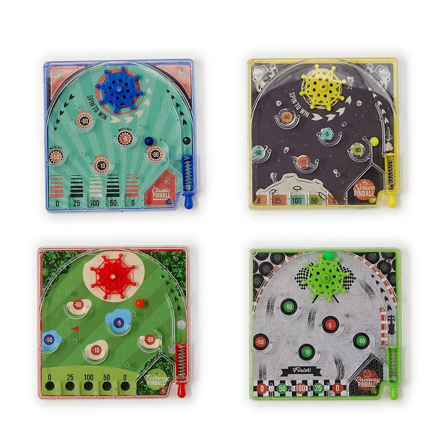 PINBALL COASTERS - SET OF 4