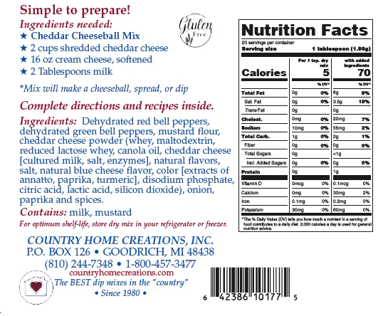 CHEDDAR CHEESEBALL MIX