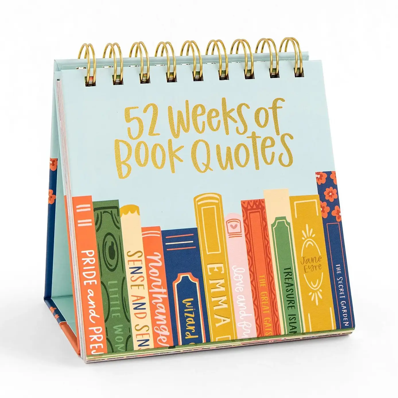 52 WEEKS OF BOOK QUOTES - DESK FLIP CALENDAR
