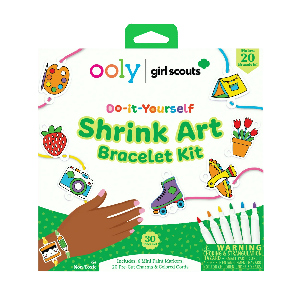 GIRLS SCOUTS DIY SHRINK ART BRACELET KIT
