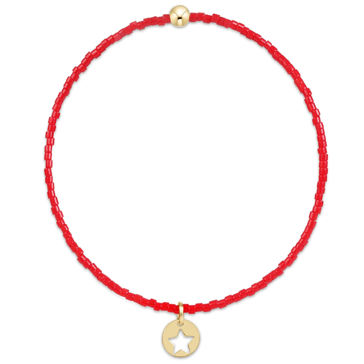 HOPE CLASSIC BRACELET - STAR SMALL GOLD DISC
