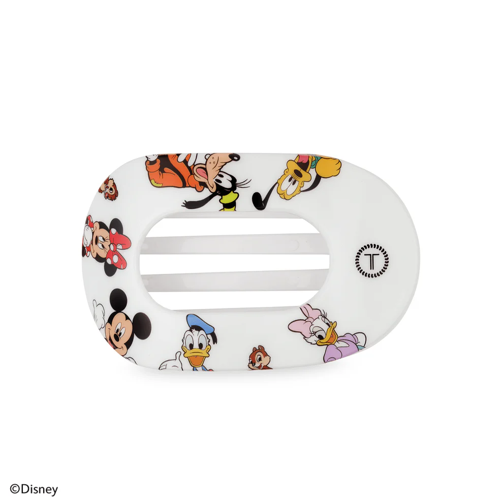 TELETIES FLAT ROUND HAIR CLIP - MICKEY & FRIENDS