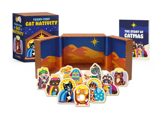 TEENY TINY CAT NATIVITY