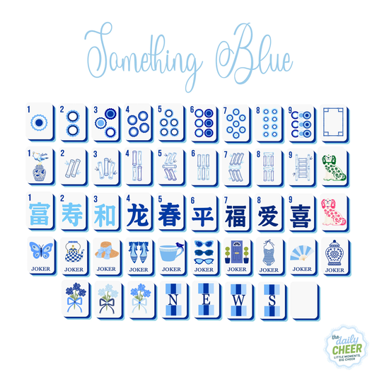 SOMETHING BLUE MAHJONG TILES