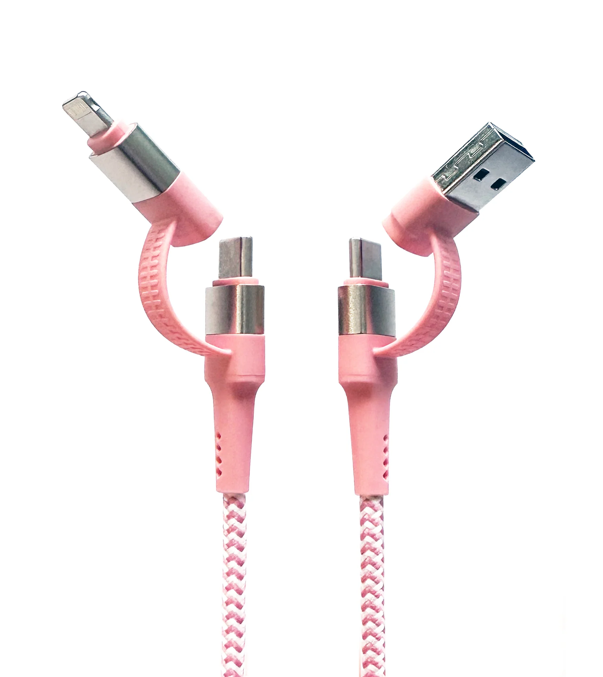 TWO FACED 6 FOOT WOVEN CHARGING CORD