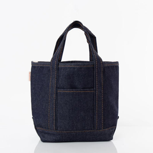 HERITAGE DENIM OPEN TOP TOTE