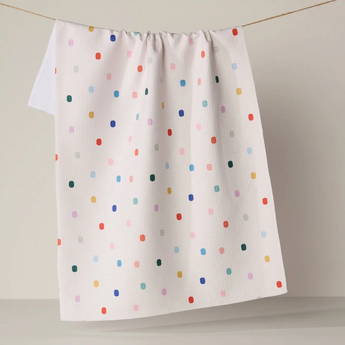 GEOMETRY TEA TOWEL - MAHJONG