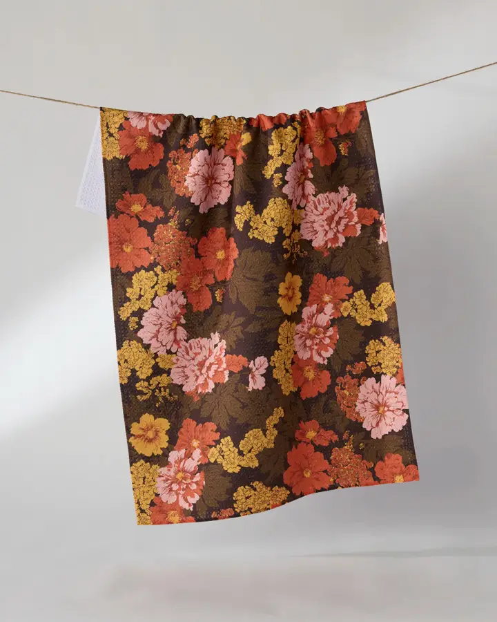 GEOMETRY TEA TOWEL - FALL - Pharm Favorites by Economy Pharmacy