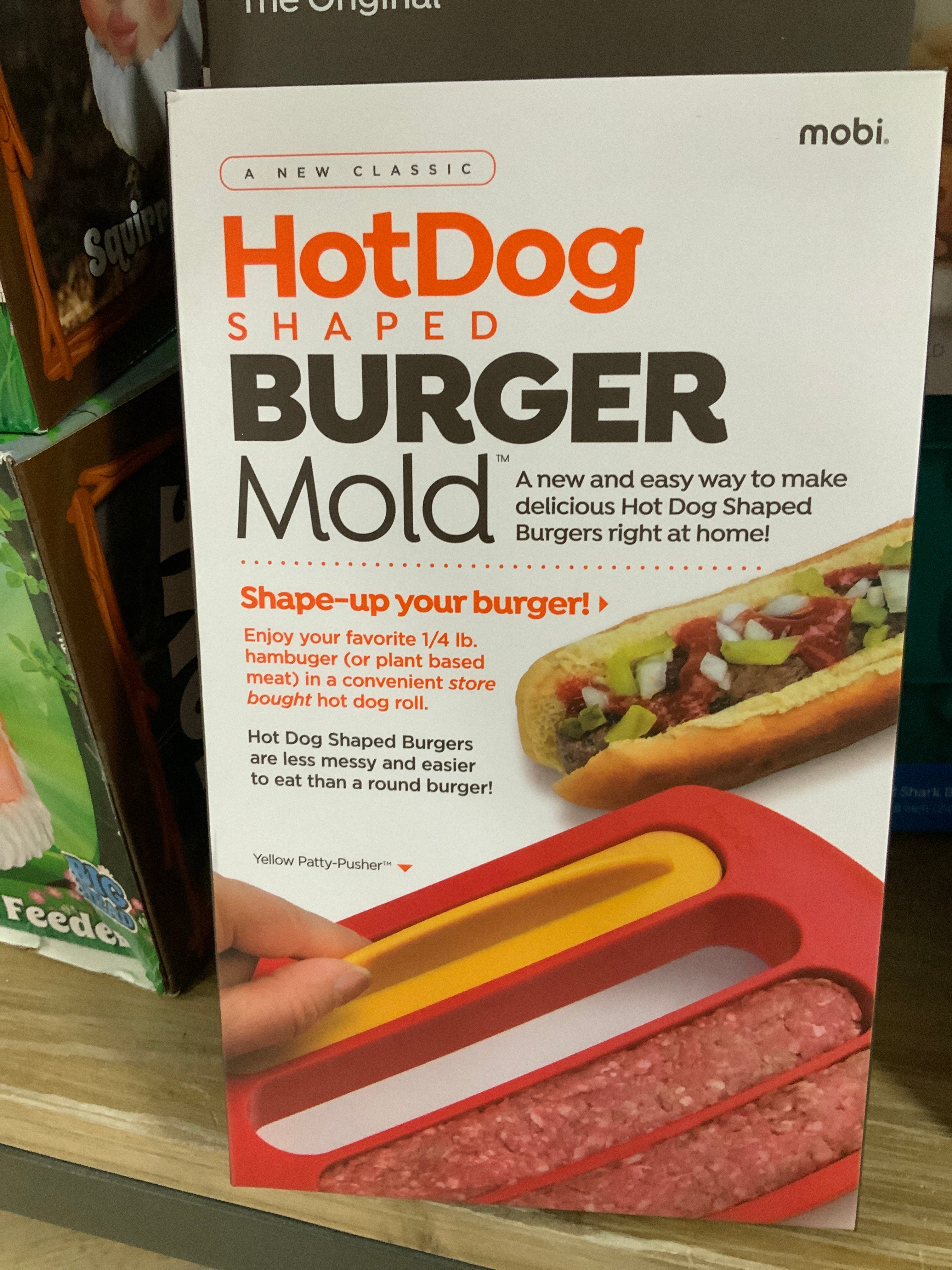 HOT DOG SHAPED BURGER MOLD