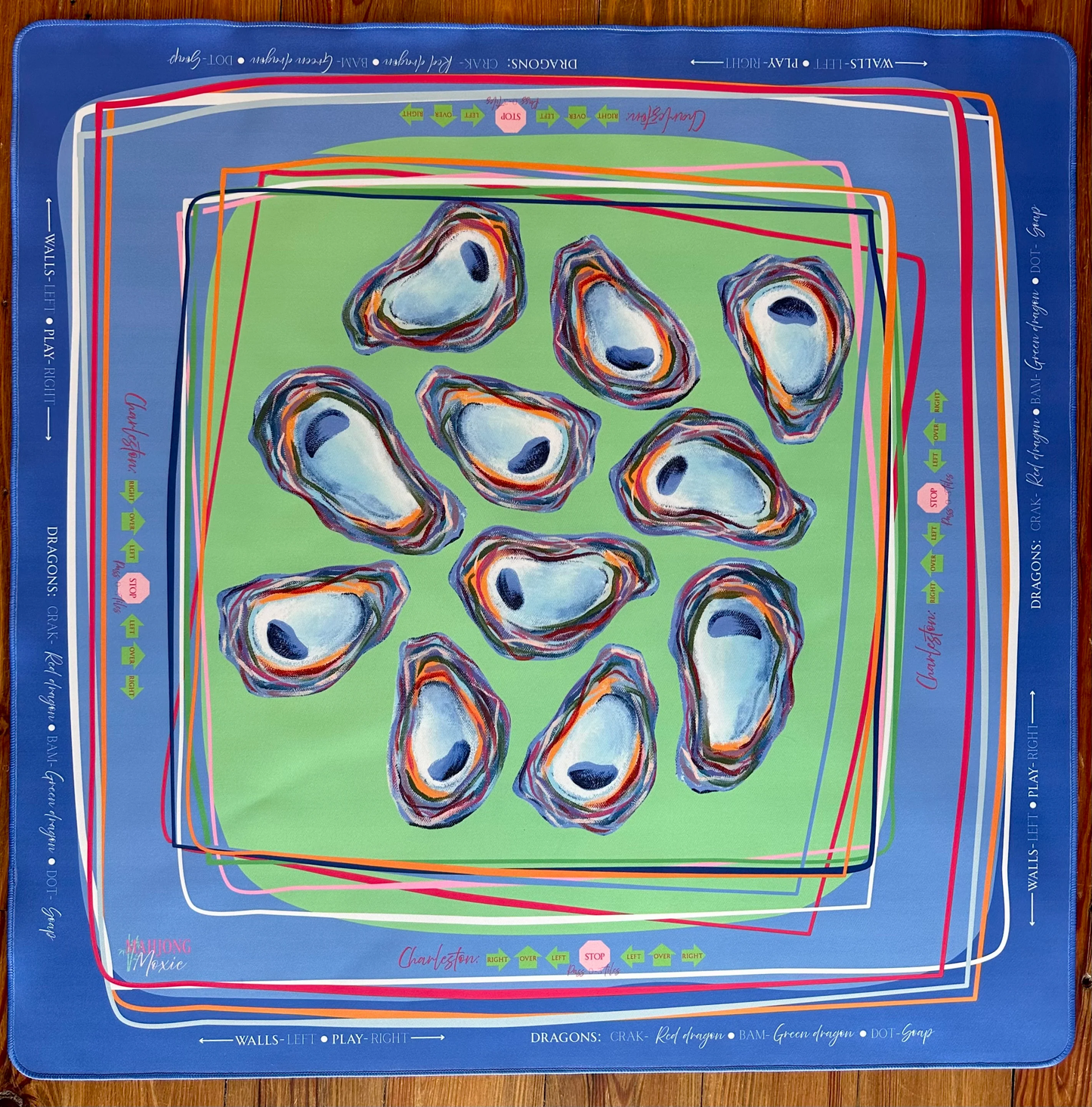 MAHJONG MOXIE OYSTER CONFETTI MAT