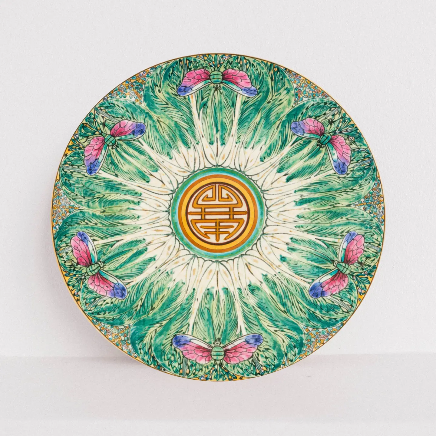 ANTIQUE CHINA PATTERN INSPIRED COASTERS - SET OF 8