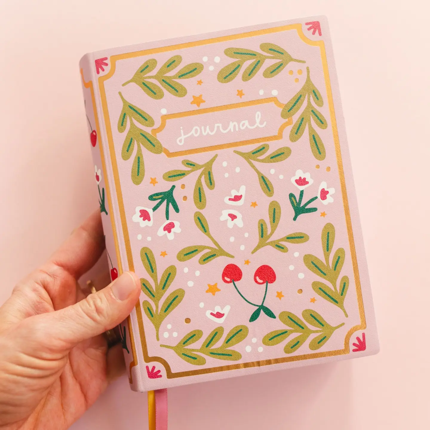 CHERRIES & BLOOMS BOOK JOURNAL