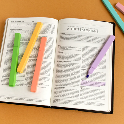 RADIANT HIGHLIGHTS - BIBLE STUDY HIGHLIGHTER SET OF 6