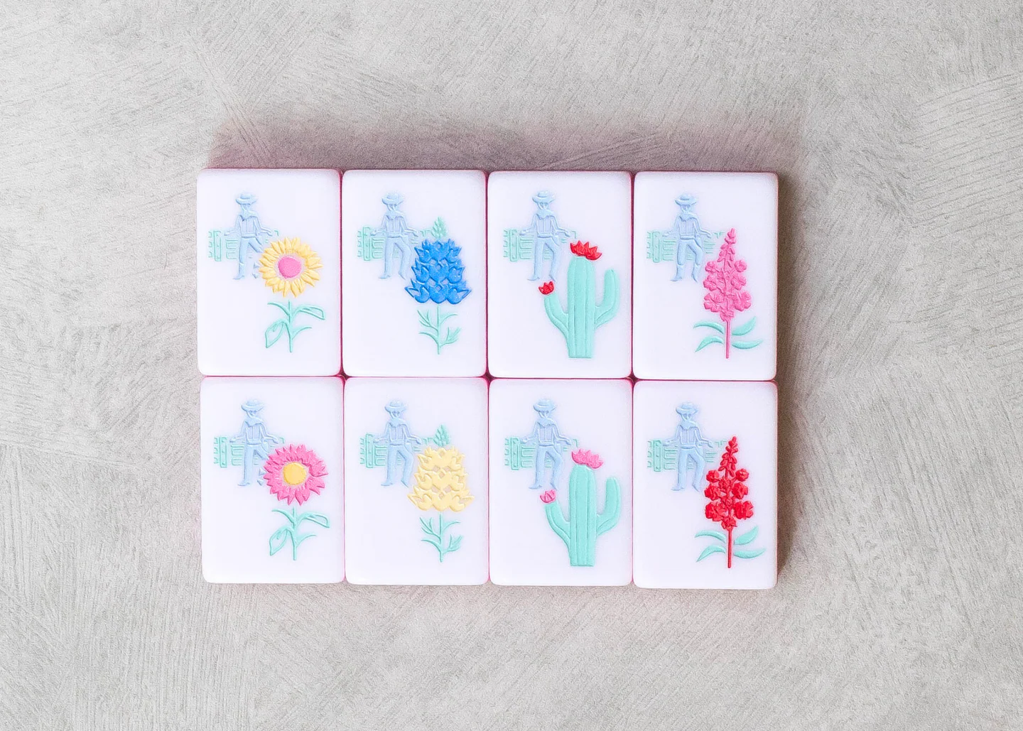 MISS MAHJONG - MISS COWGIRL MAHJONG TILE SET