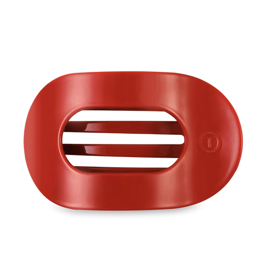 TELETIES FLAT ROUND HAIR CLIP - RED CARPET READY