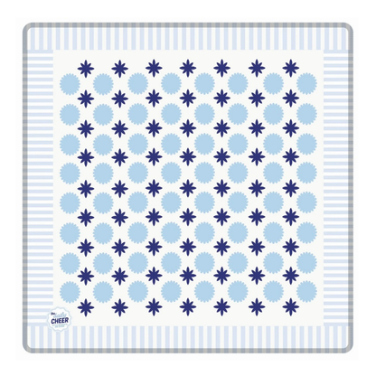 BLUE HUES MAHJONG MAT