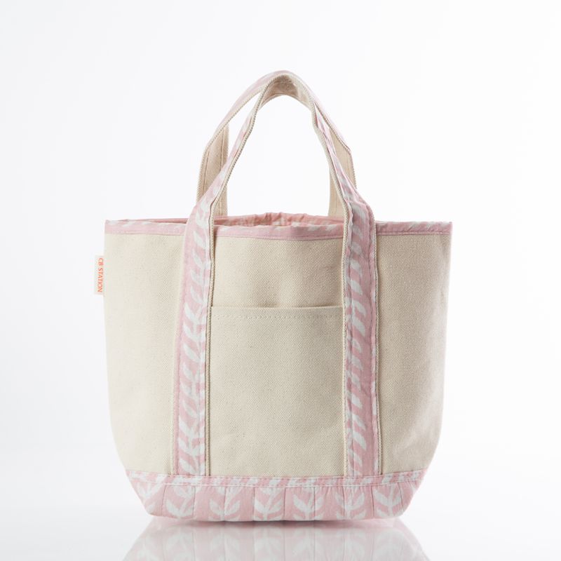 BLOCK PRINT HANDY OPEN TOTE