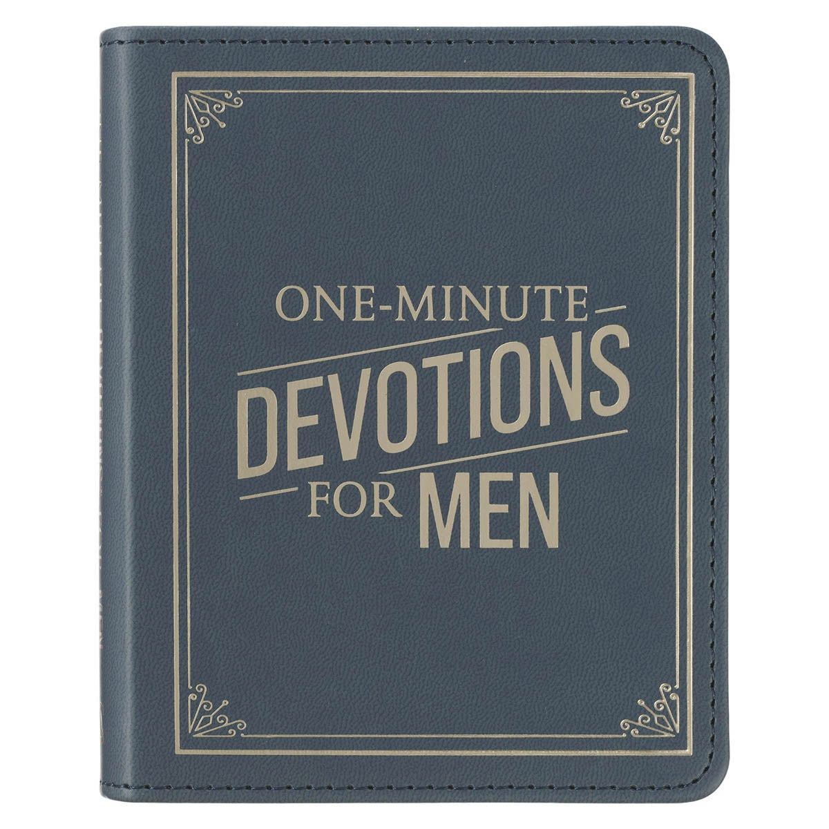 ONE MINUTE DEVOTIONS FOR MEN - FAUX LEATHER
