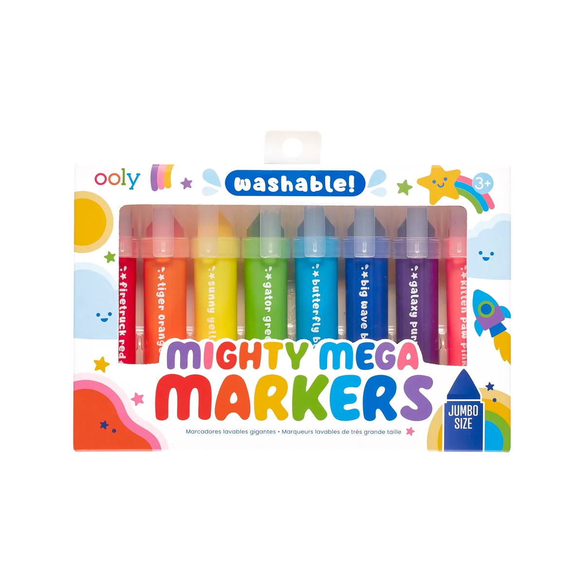 MIGHTY MEGA MARKERS - SET OF 8