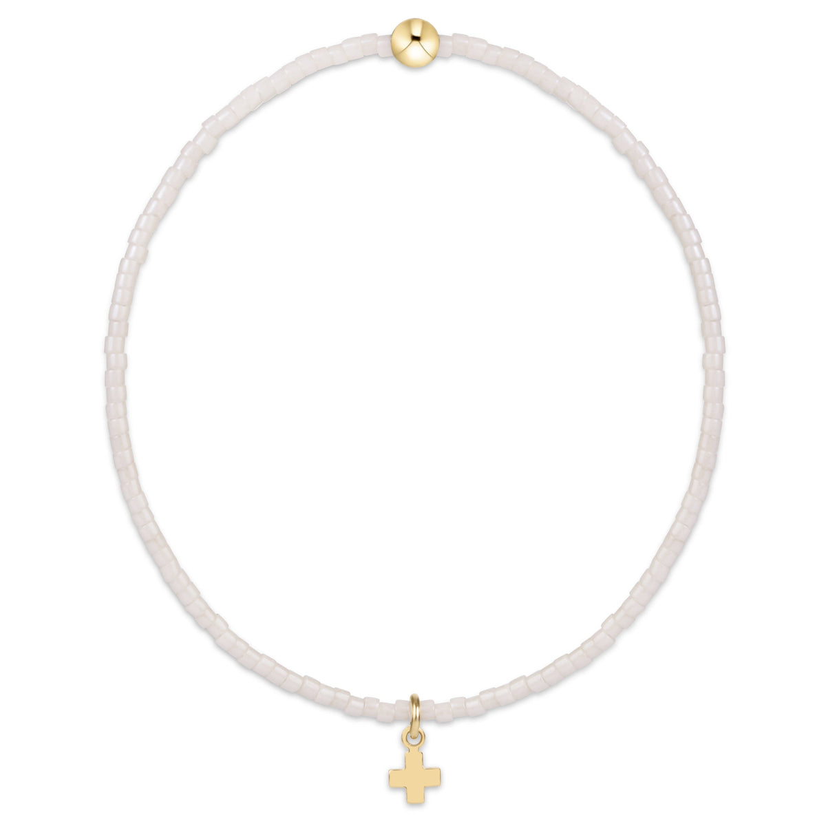 HOPE CLASSIC BRACELET - SIGNATURE CROSS SMALL GOLD CHARM