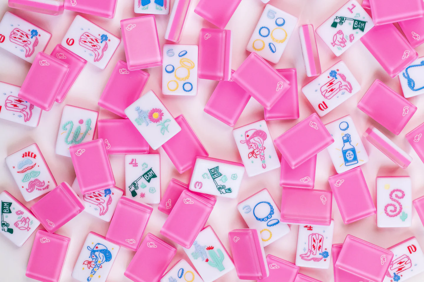MISS MAHJONG - MISS COWGIRL MAHJONG TILE SET