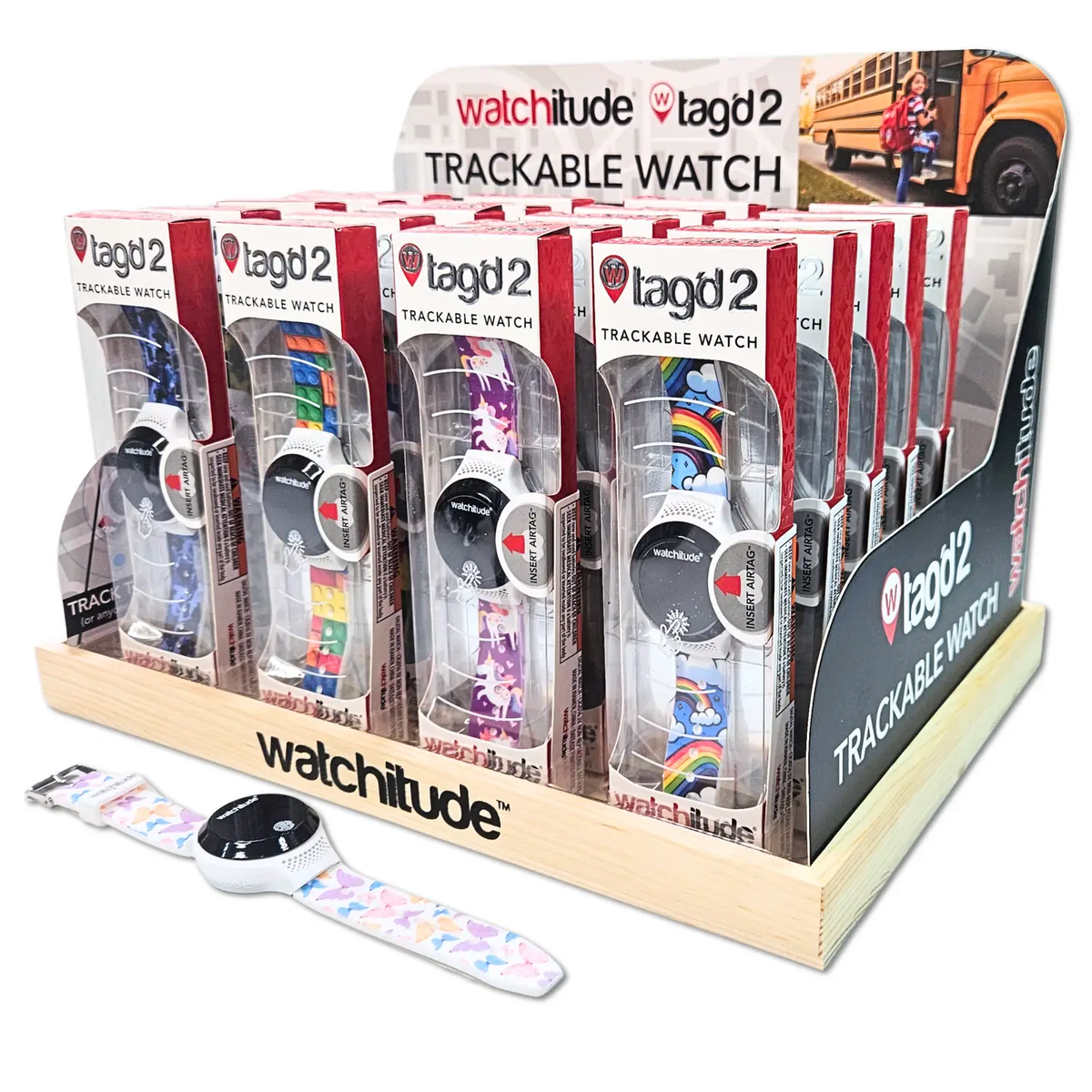 TAG'D 2 TRACKABLE WATCH