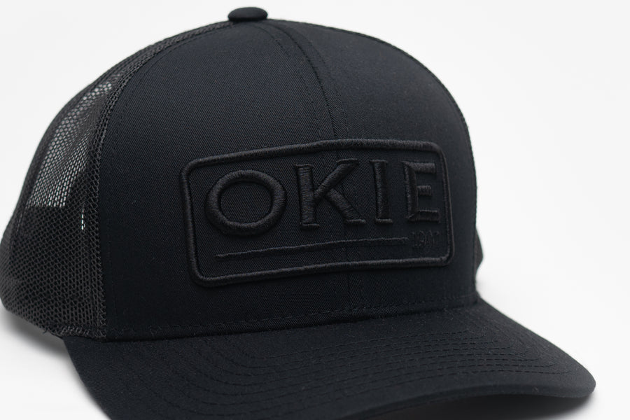 OKIE HAT - BLACKED OUT