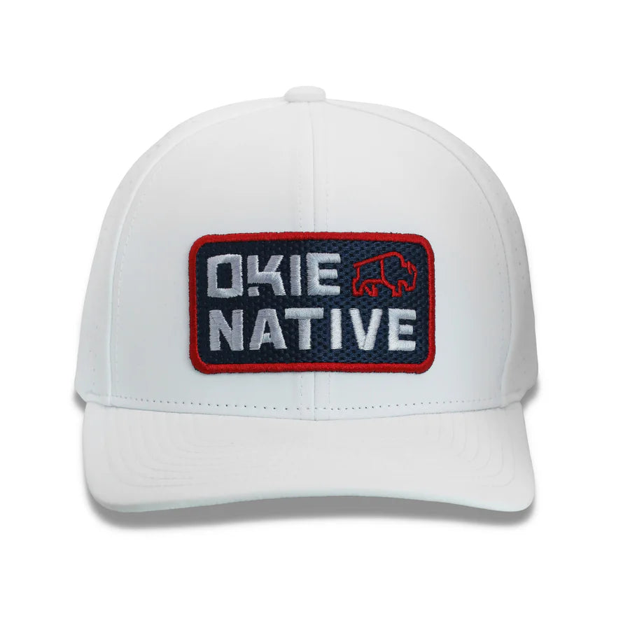 OKIE HAT - OKIE NATIVE PERFORMANCE - WHITE