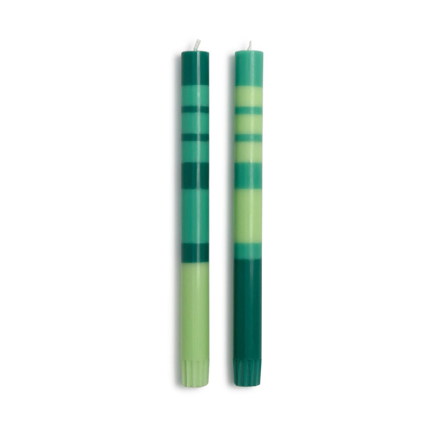 MULTI LAYER 10" TAPER CANDLES - SET OF 2