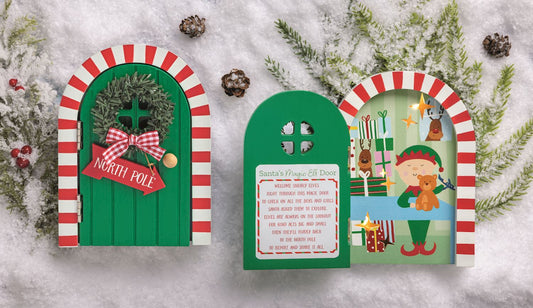 MAGIC ELF DOOR WITH LIGHTS