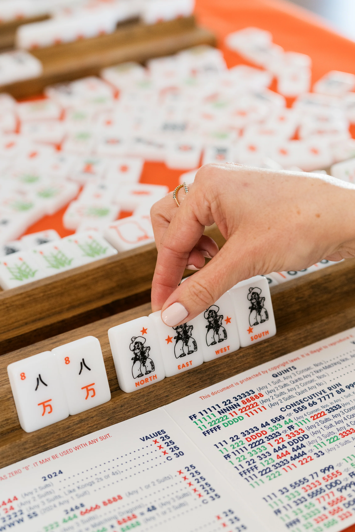 WEST WIND MAHJONG - OSU OKLAHOMA STATE UNIVERSITY MAHJONG TILES