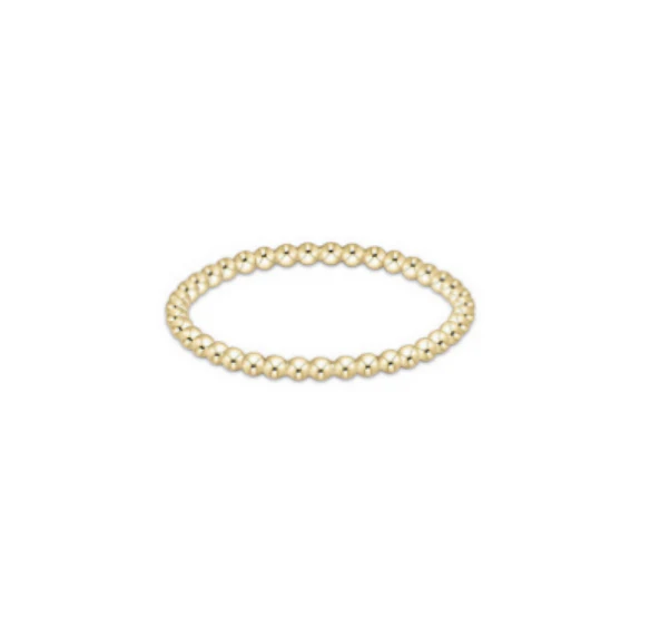 CLASSIC GOLD 1.5MM BEAD RING