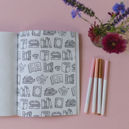BOOK LOVER COLORING BOOK