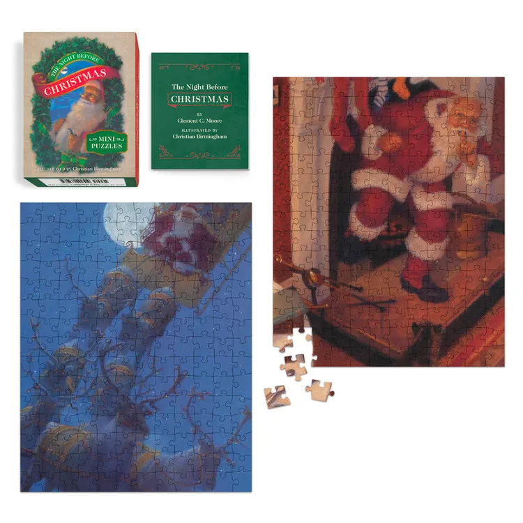 THE NIGHT BEFORE CHRISTMAS MINI PUZZLES